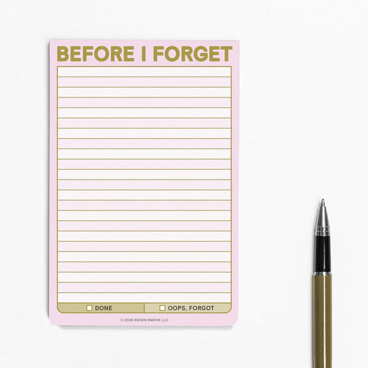 Knock Knock | Great Big Stickies | Before I Forget