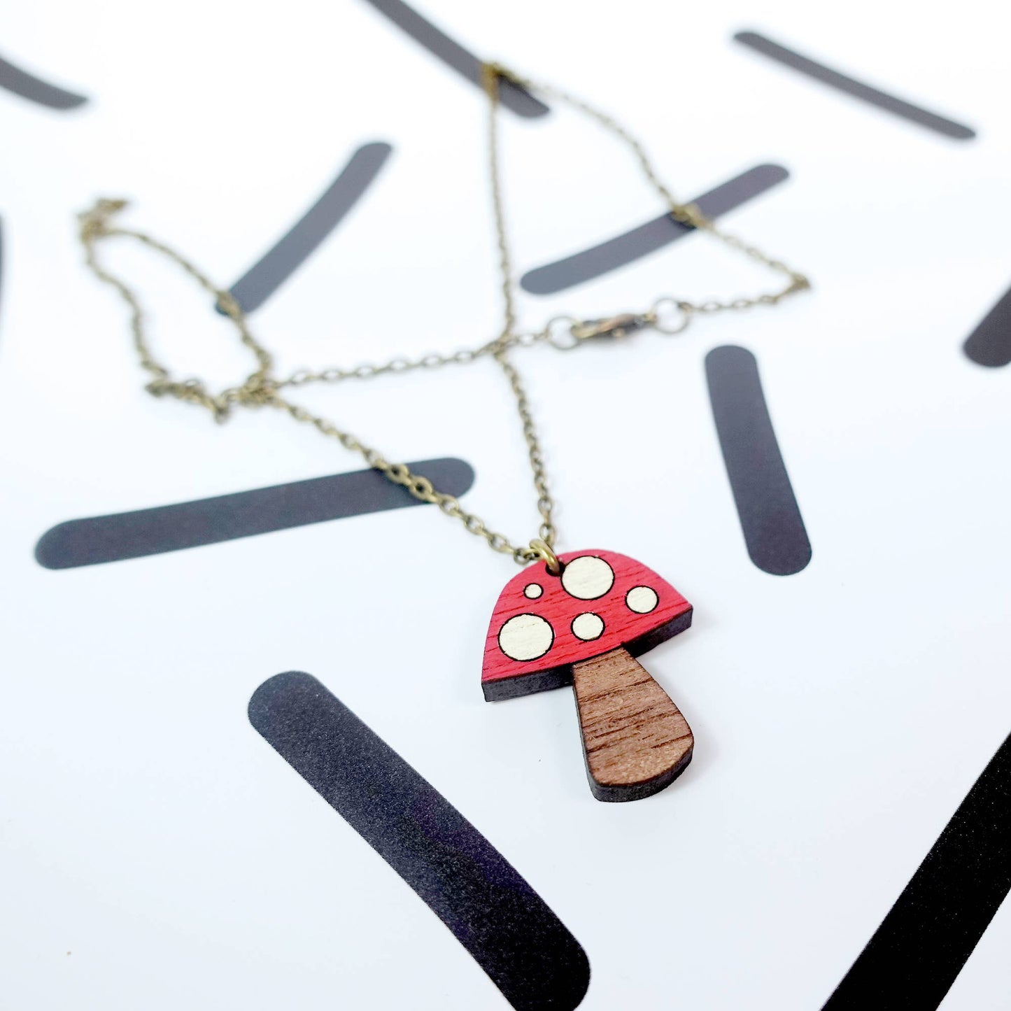 Silly Loaf | Mini Necklace | Mushroom