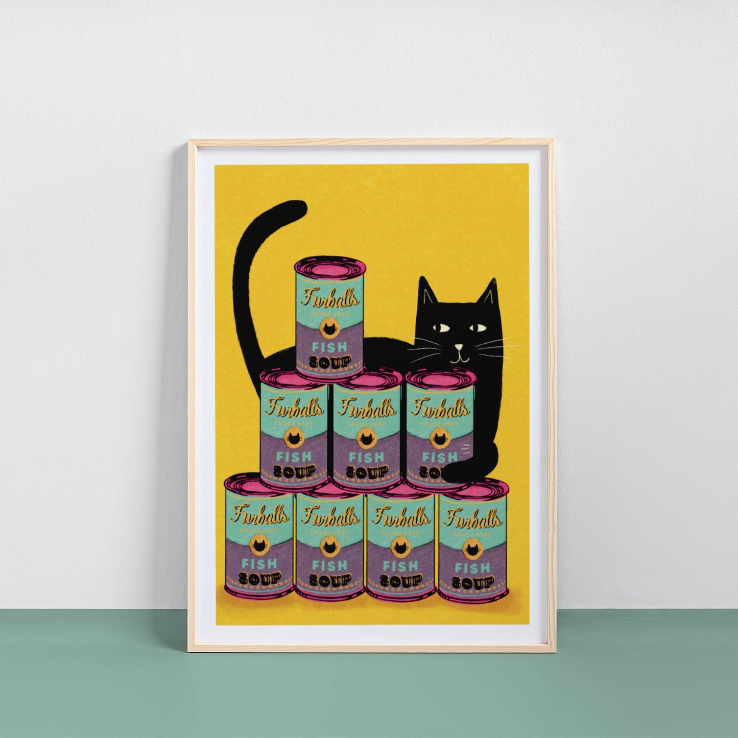 Niaski | A4 Print | Andy Pawhol Fish Tins
