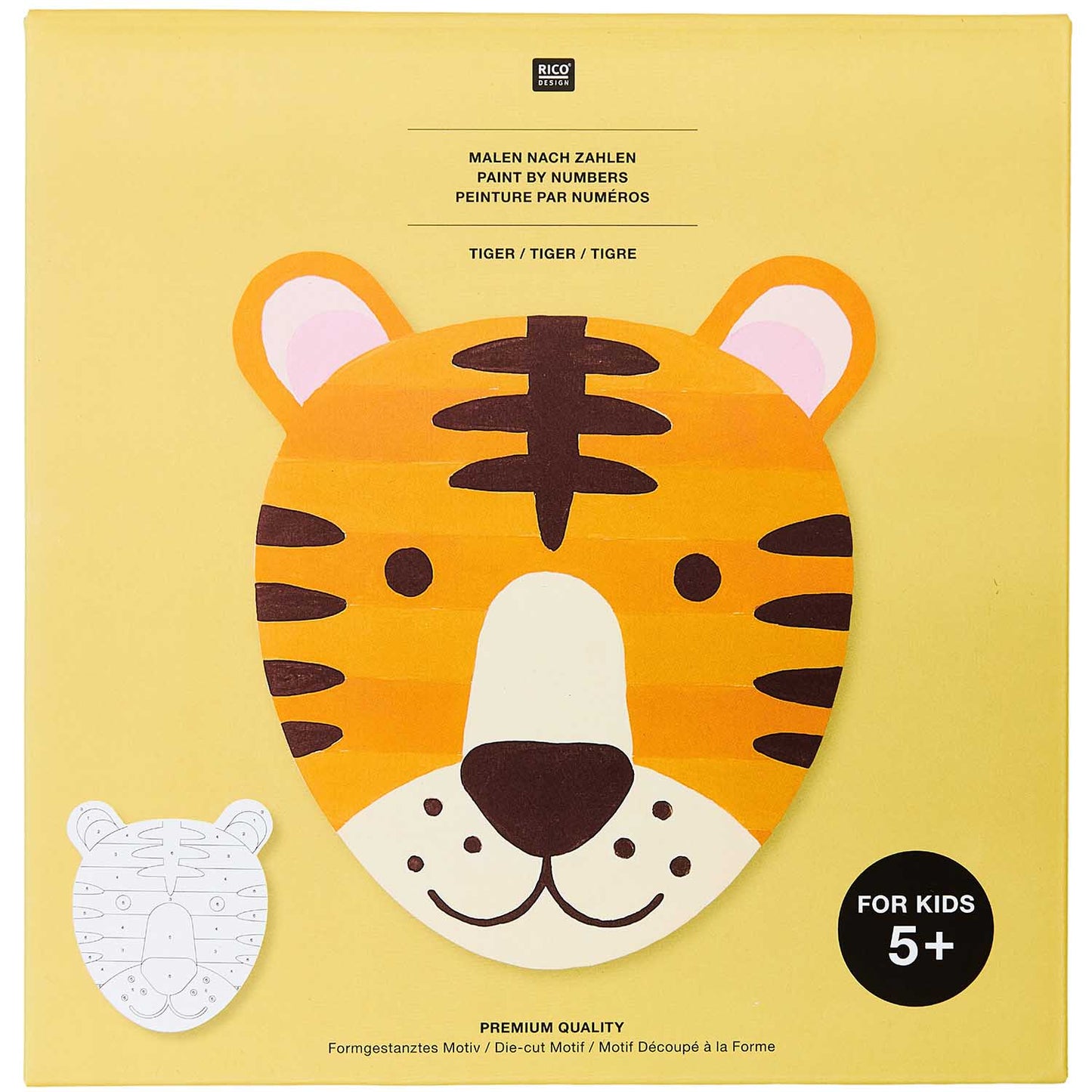 Rico | Premium Painting By Numbers | Tiger