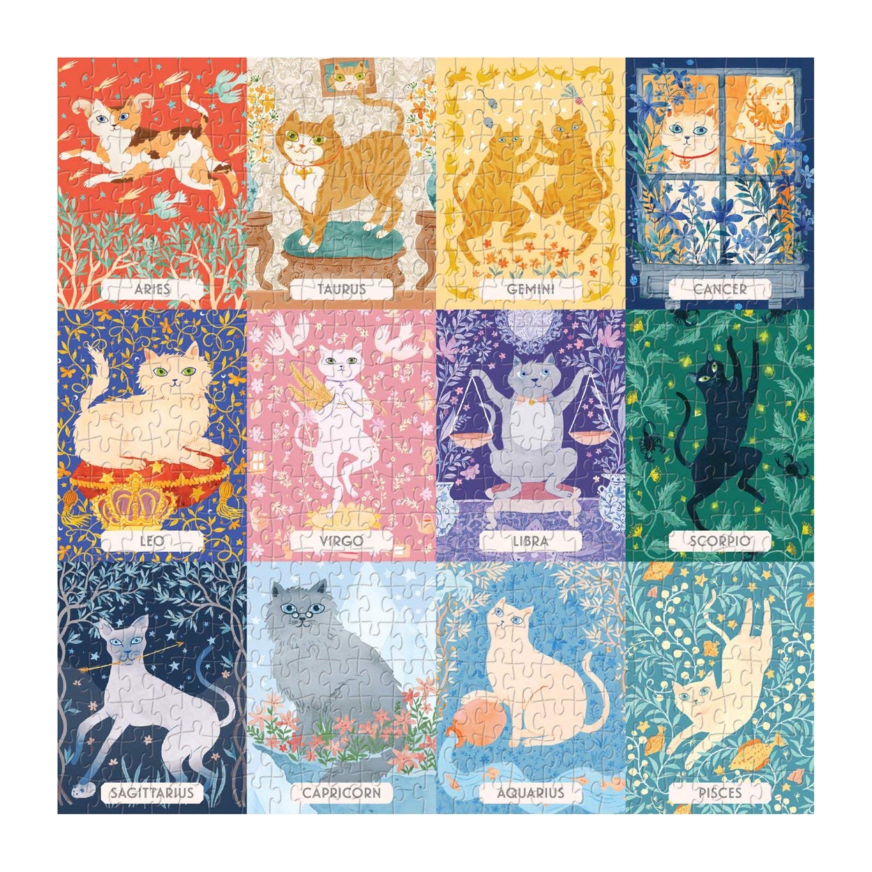 Jigsaw Puzzle | 500 pieces | Cat Zodiac