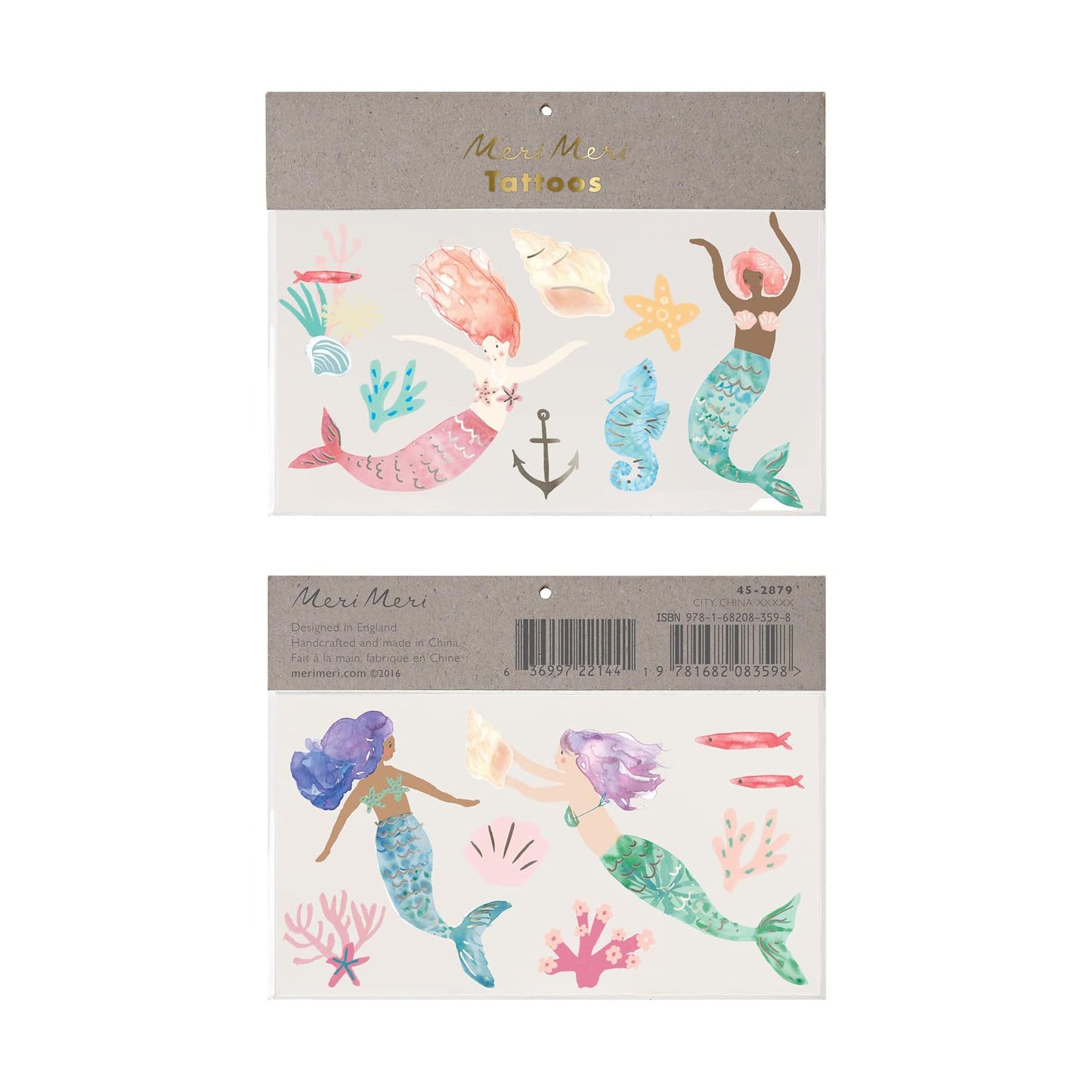 Meri Meri | Tattoo Large | Mermaids