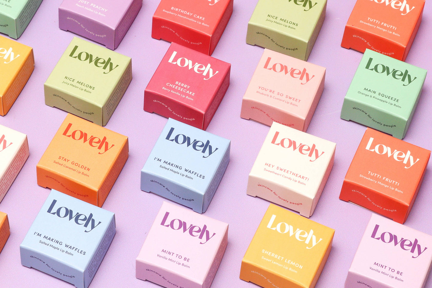 Lovely Skincare | Lip Balm | You're So Sweet - Rhubarb & Custard