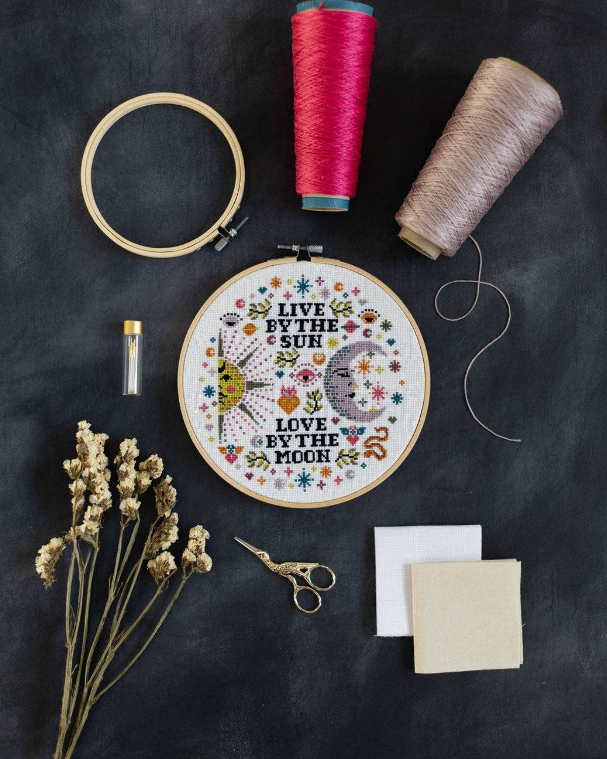 Innocent Bones | Cross Stitch Kit | Love By The Moon