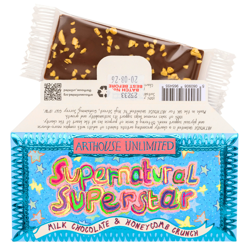 ARTHOUSE Unlimited | Joy Sized: Supernatural Superstar, Milk Chocolate & Honeycomb Crunch