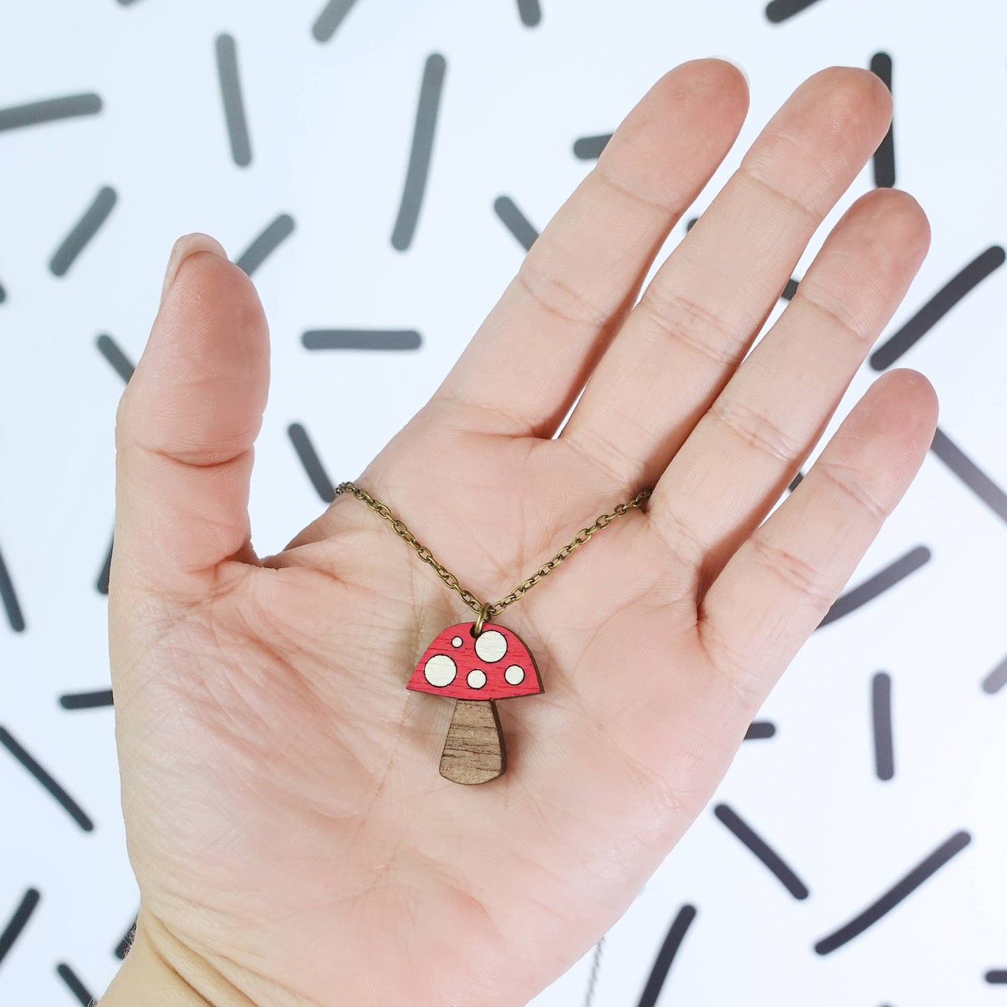 Silly Loaf | Mini Necklace | Mushroom