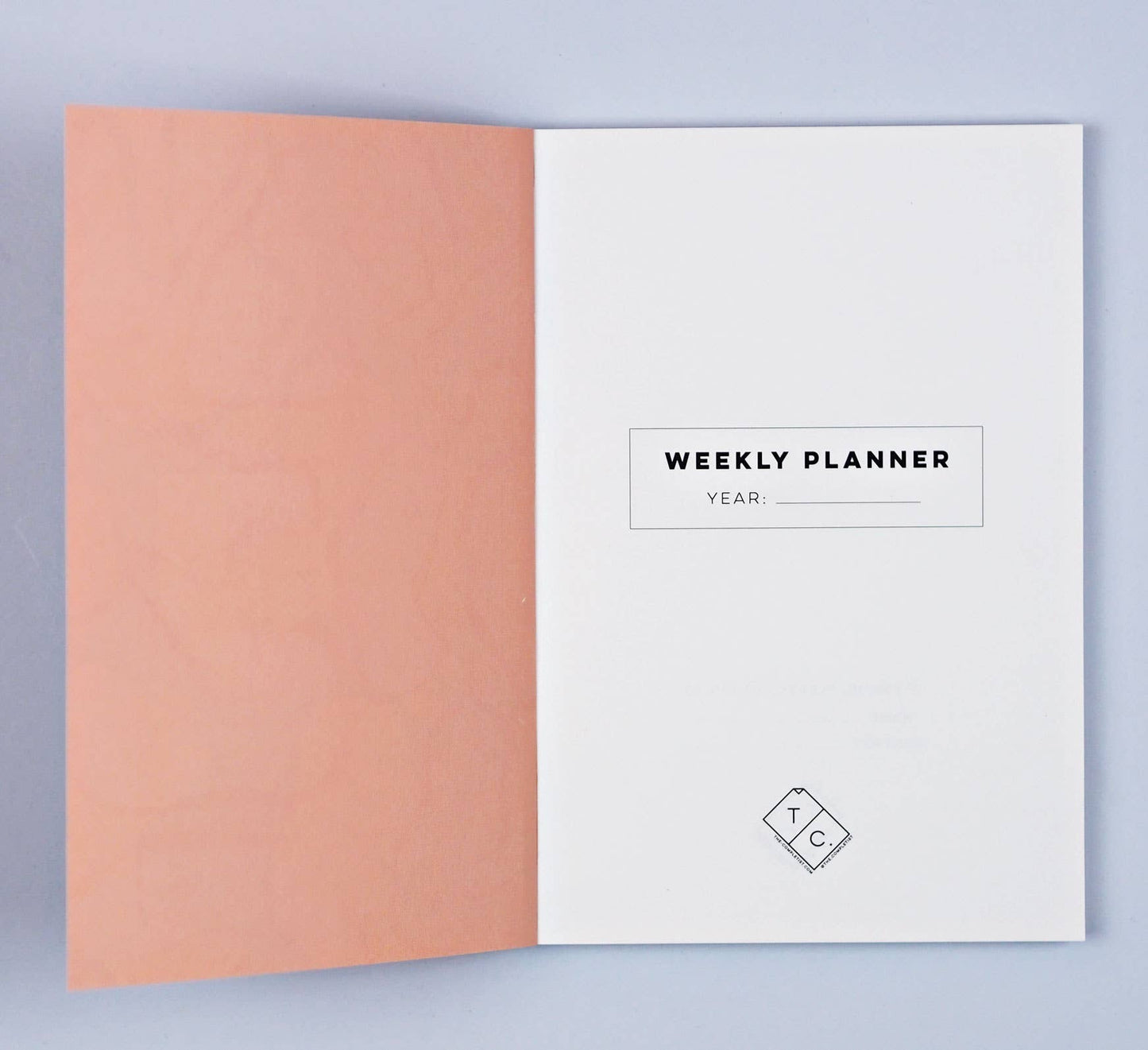 The Completist | Lay Flat Weekly Planner Book | Overlay Flowers No 1