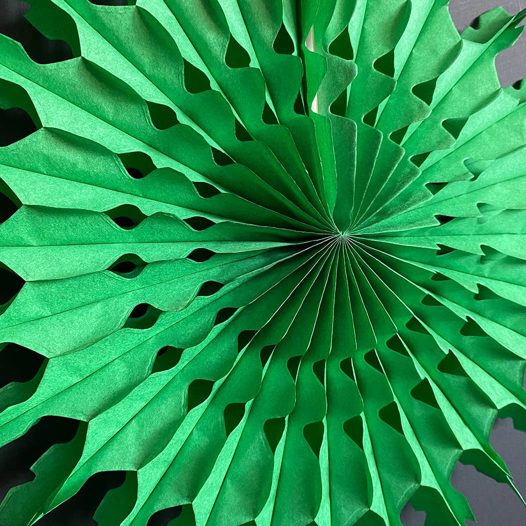 Petra Boase Ltd | Paper Fan | Green