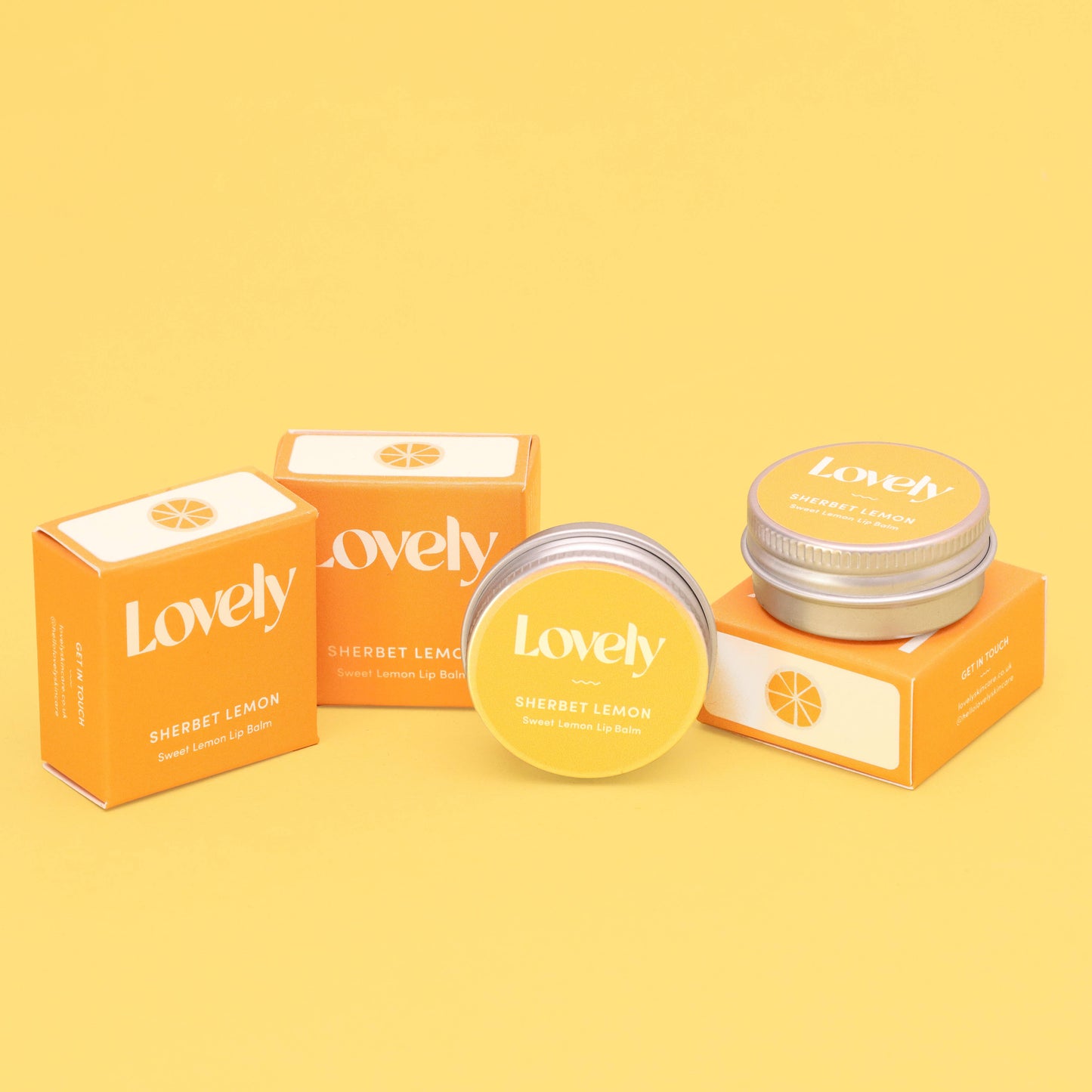 Lovely Skincare | Lip Balm | Sherbet Lemon - Lemon Sugar