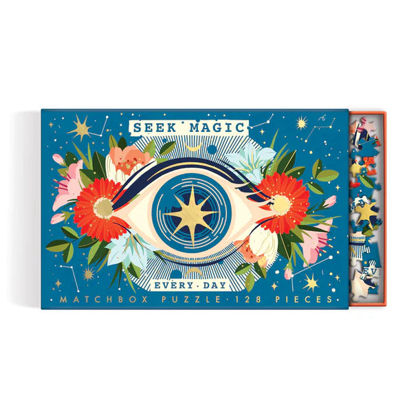 Matchbox Jigsaw Puzzle | 128 Pieces | Seek Magic Every Day