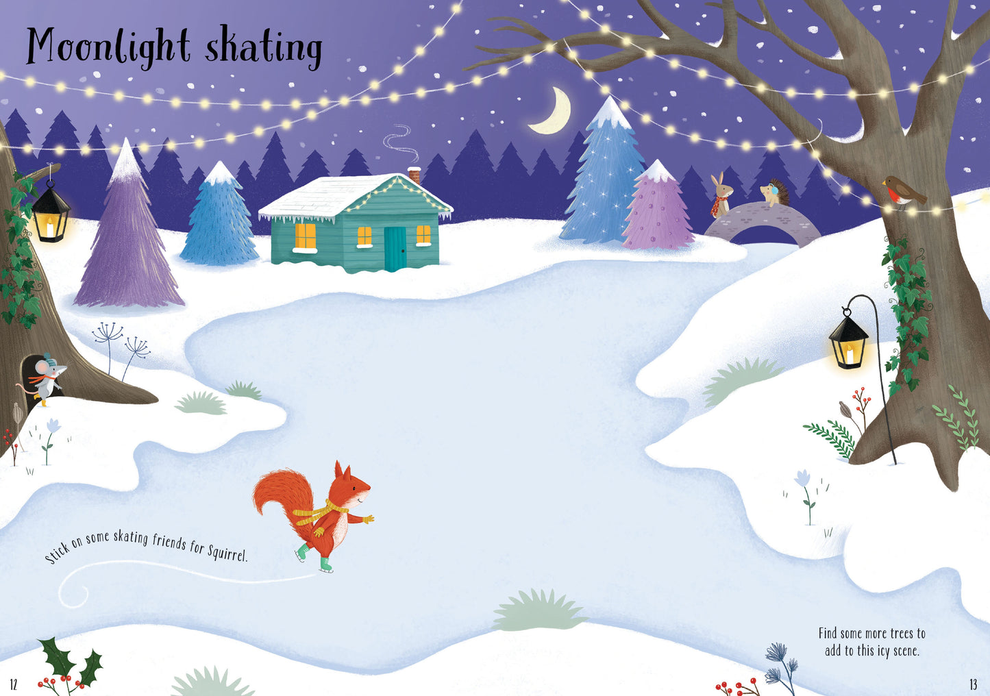 Usborne | Sparkly Christmas Trees Sticker Book