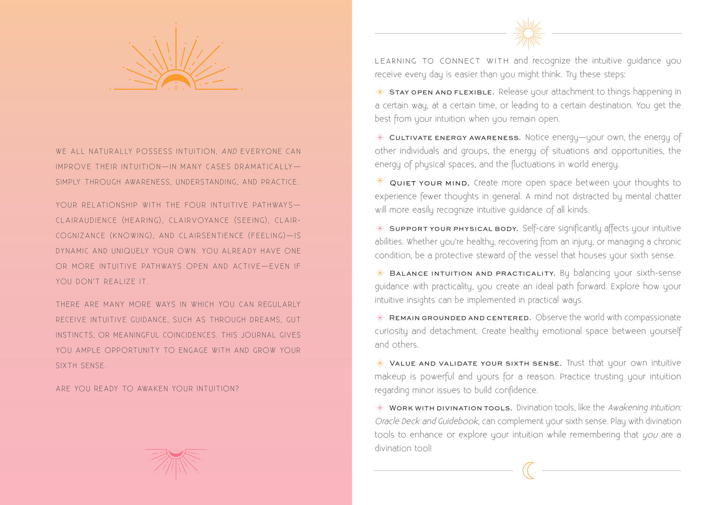 Book of Intuition - A Day and Night Reflection Jounal