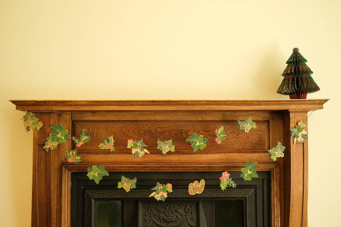 East End Press | Sewn Paper Garland | Holly & Ivy