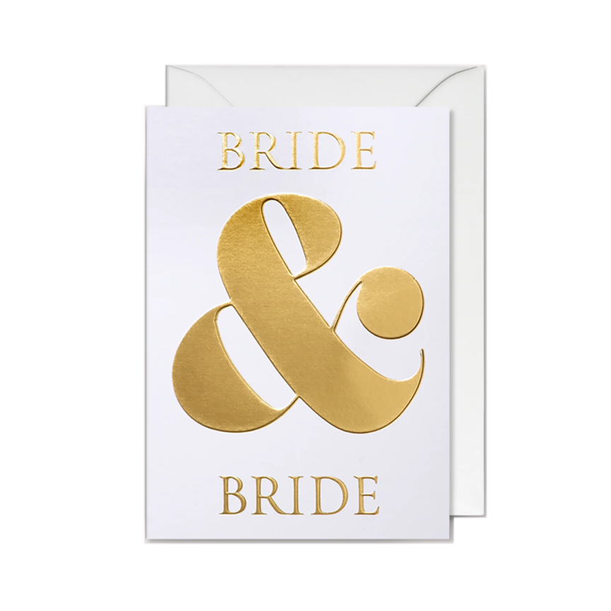 Greetings Card | "Bride & Bride"