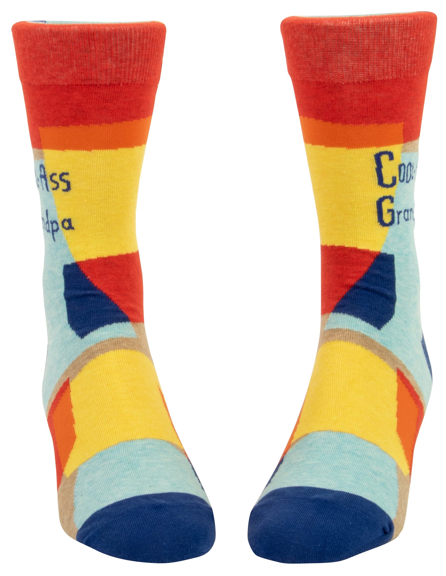 Blue Q | Mens Crew Socks | Cool Ass Grandpa