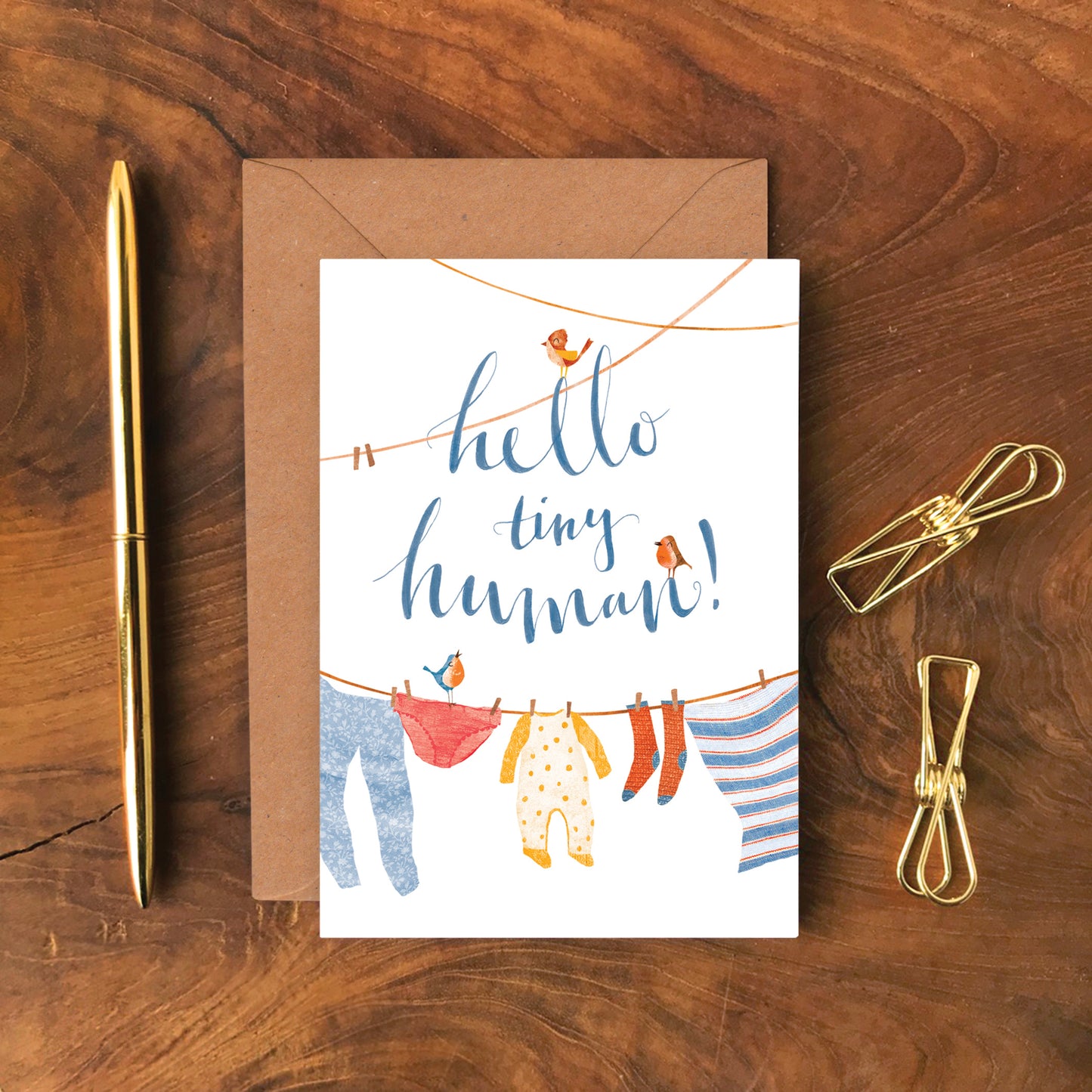 Greetings Card | "Hello Tiny Human"