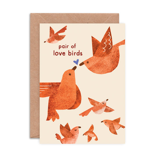 Greetings Card | "Pair of Love Birds"