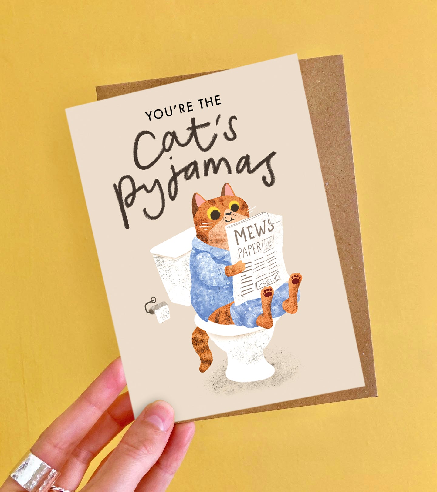 Greetings Card | "Cat's Pyjamas"