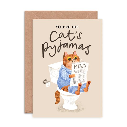 Greetings Card | "Cat's Pyjamas"