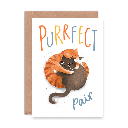 Greetings Card | "Purrfect Pair"