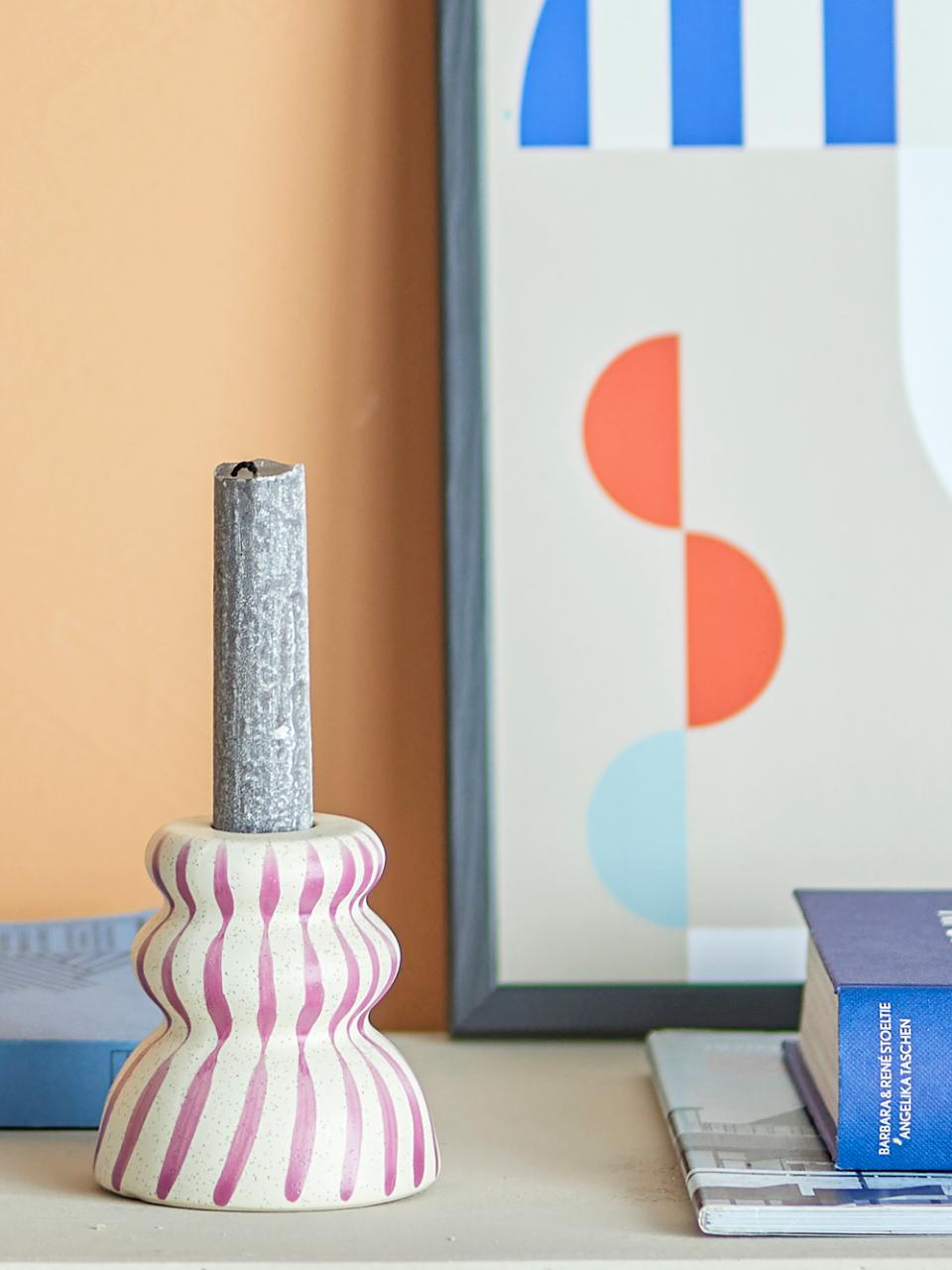 Bloomingville | Candle Holder | Gabin Purple