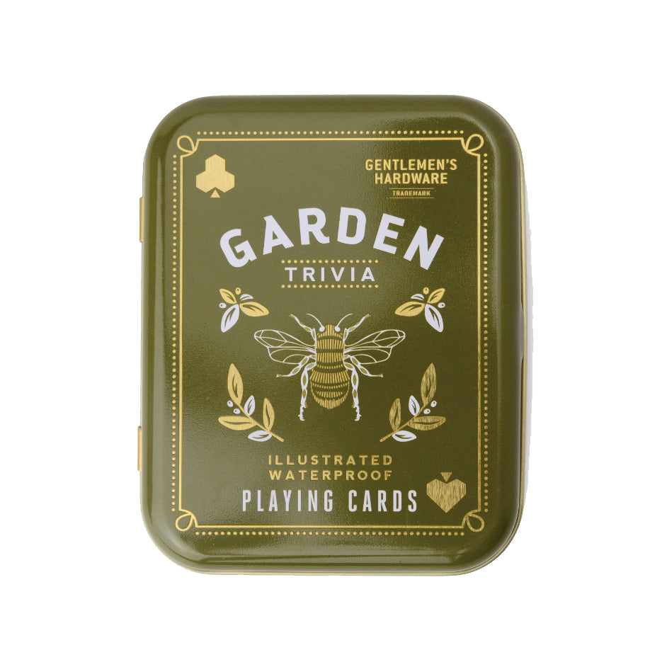 Gentlemen's Hardware | Gardeners Trivia Waterproof Playing Cards