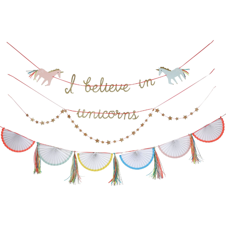 Meri Meri | Garland | I Believe in Unicorns