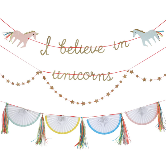 Meri Meri | Garland | I Believe in Unicorns