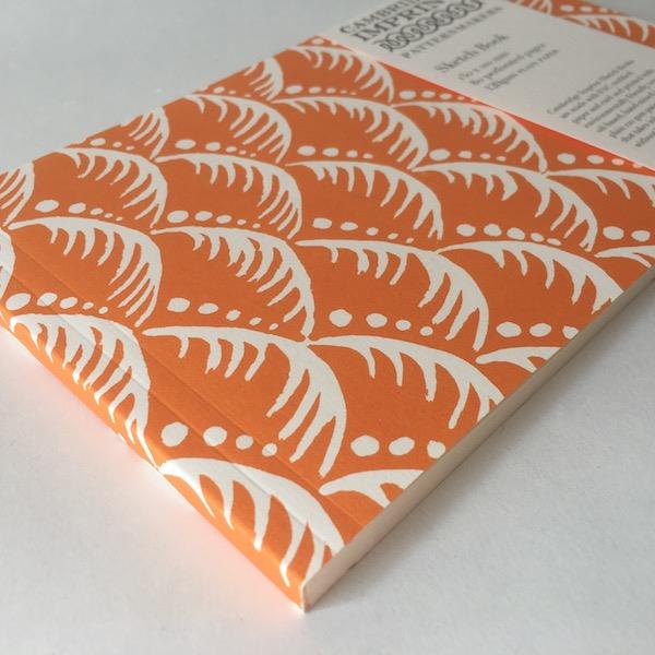 Cambridge Imprint | Softback Sketchbook | Wave Blood Orange