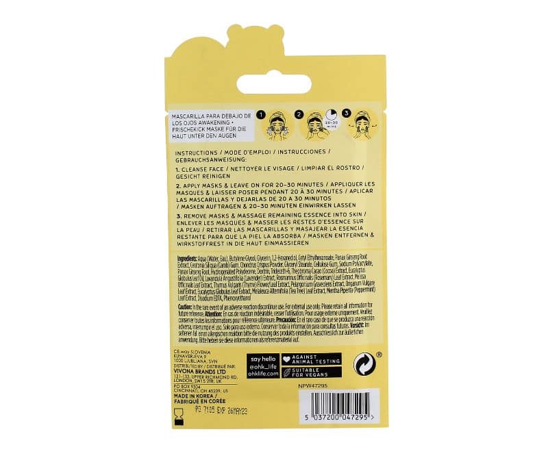 Oh K! | Under Eye Mask Ginseng & Eucalyptus