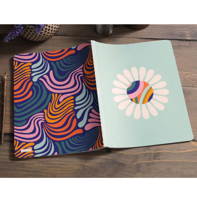 Denik | Large LayFlat Notebook | Groovy