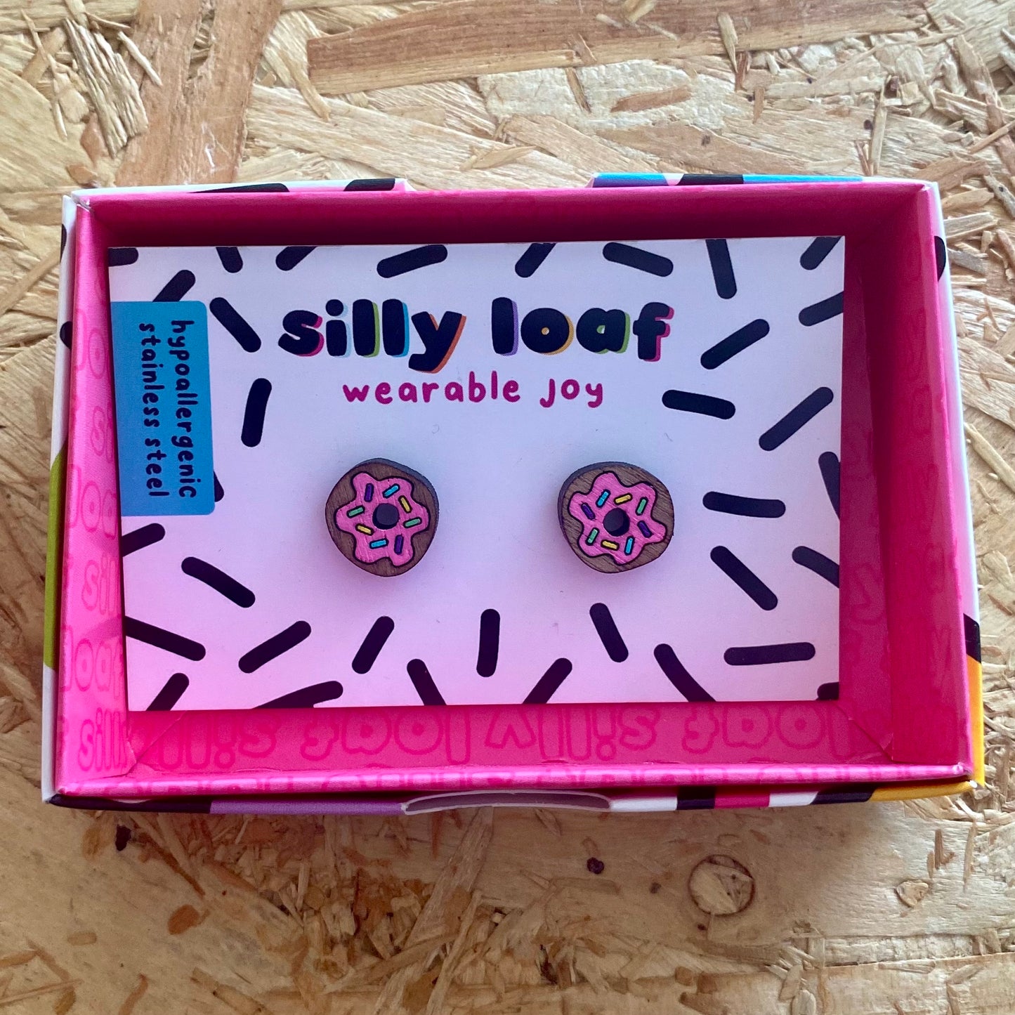 Silly Loaf | Donut Stud Earrings