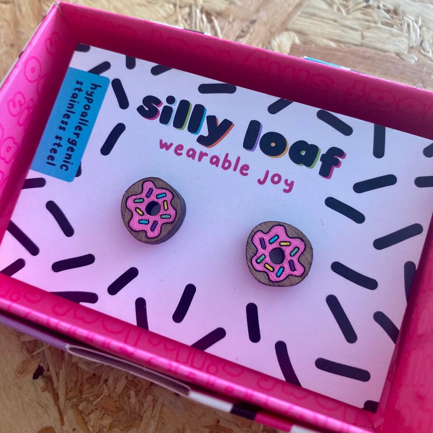 Silly Loaf | Donut Stud Earrings