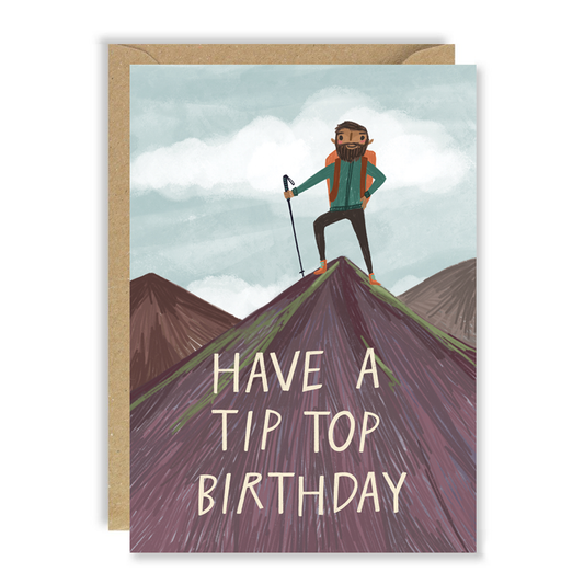 Greetings Card |Tip Top Birthday