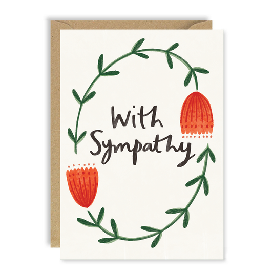 Greetings Card | With Sympathy