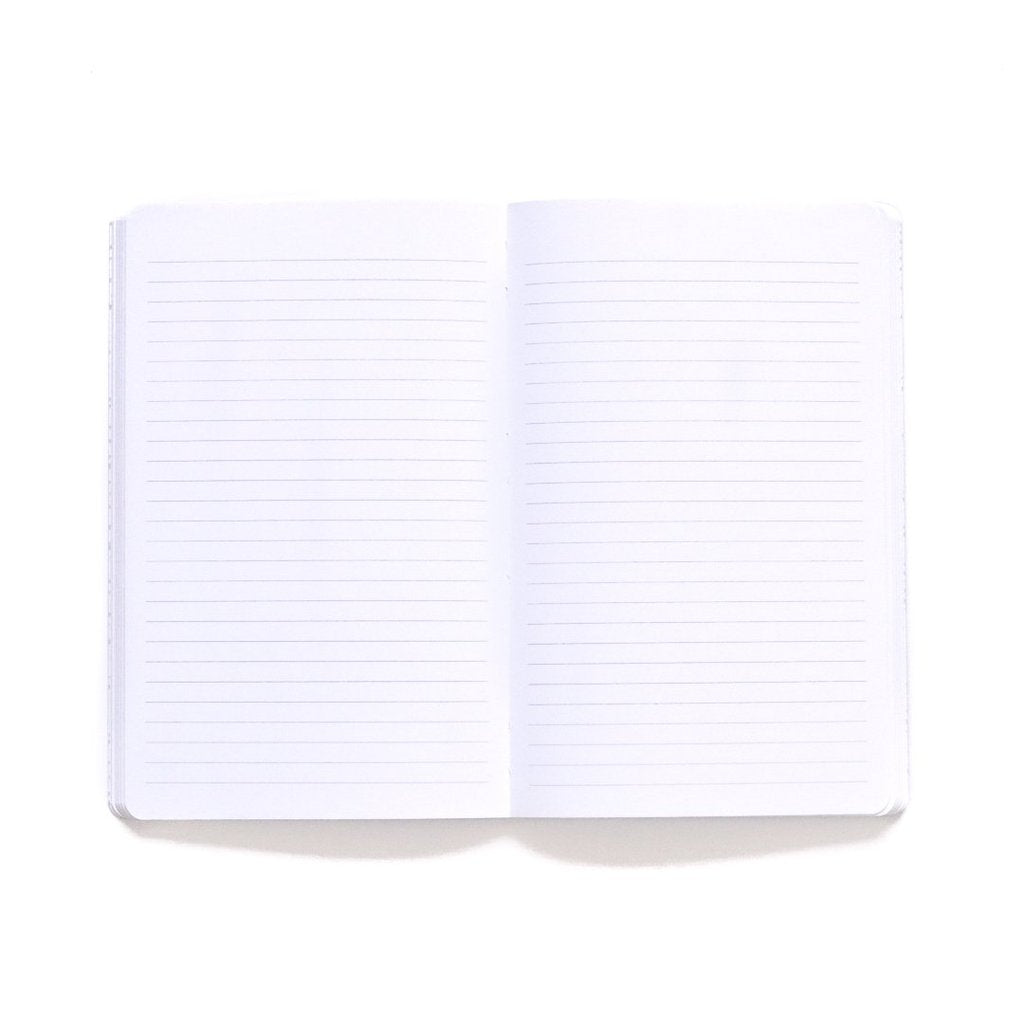 Denik | Medium LayFlat Notebook | Midnight Hamsa