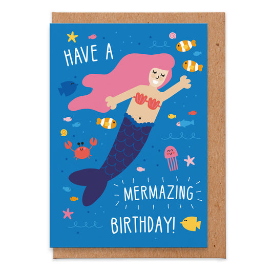 Greetings Card | "Mermazing Birthday"