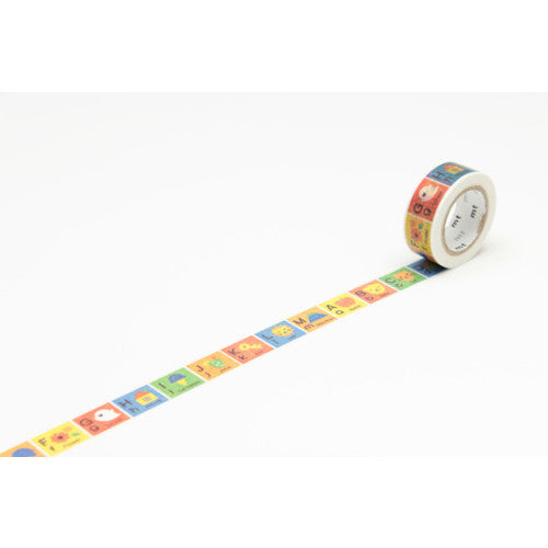 mt Kids | Washi Tape | Alphabet A-M