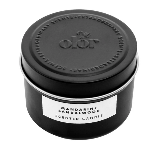 Olor | Candle Tin | Mandarin & Sandalwood