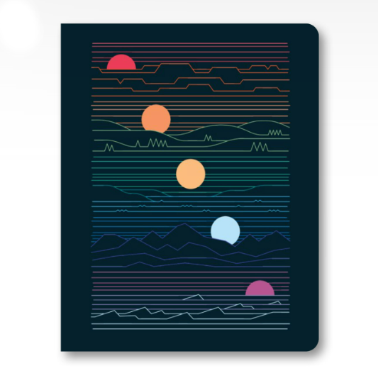 Denik | Medium LayFlat Notebook | Many Lands Under One Sun