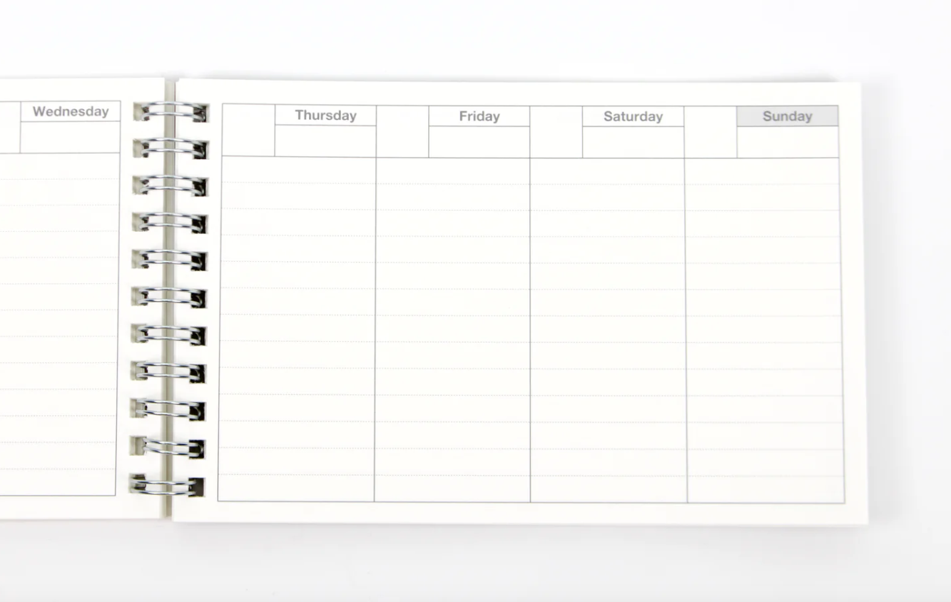 Mark's Inc. | Day Free Weekly Schedule | Neon Pink