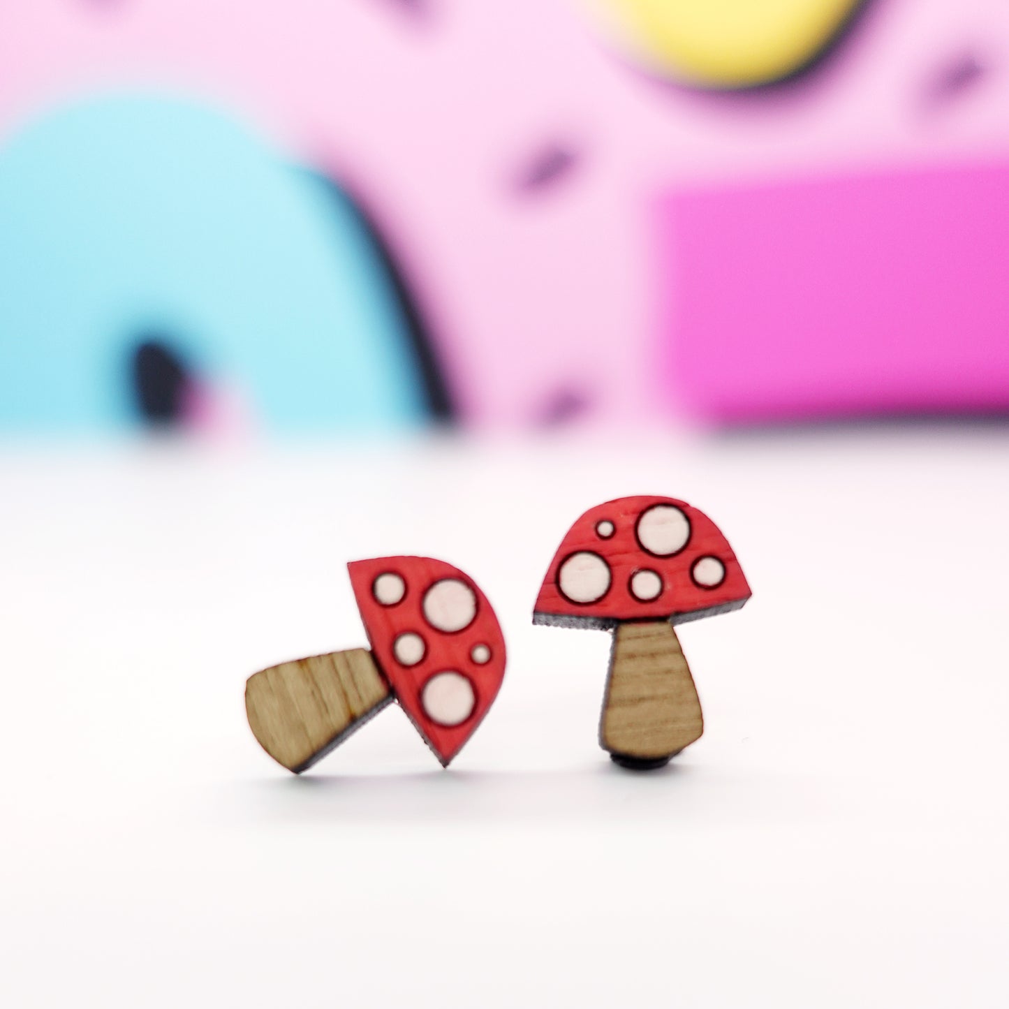 Silly Loaf | Mushroom Stud Earrings