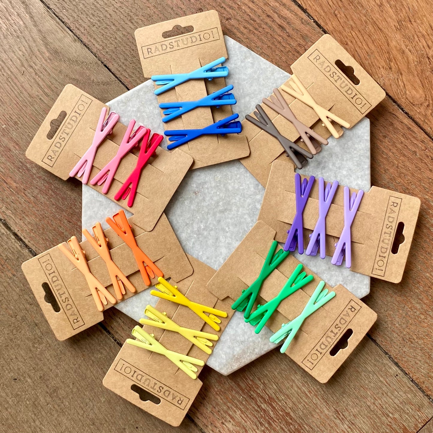 🧡 Ombre Hair Clip 3 Pack