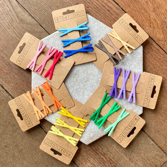 🧡 Ombre Hair Clip 3 Pack