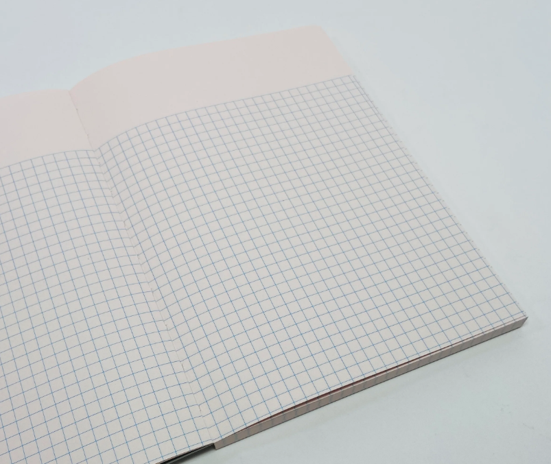 Paperways | Patternism Notebook Bald Square | Grey