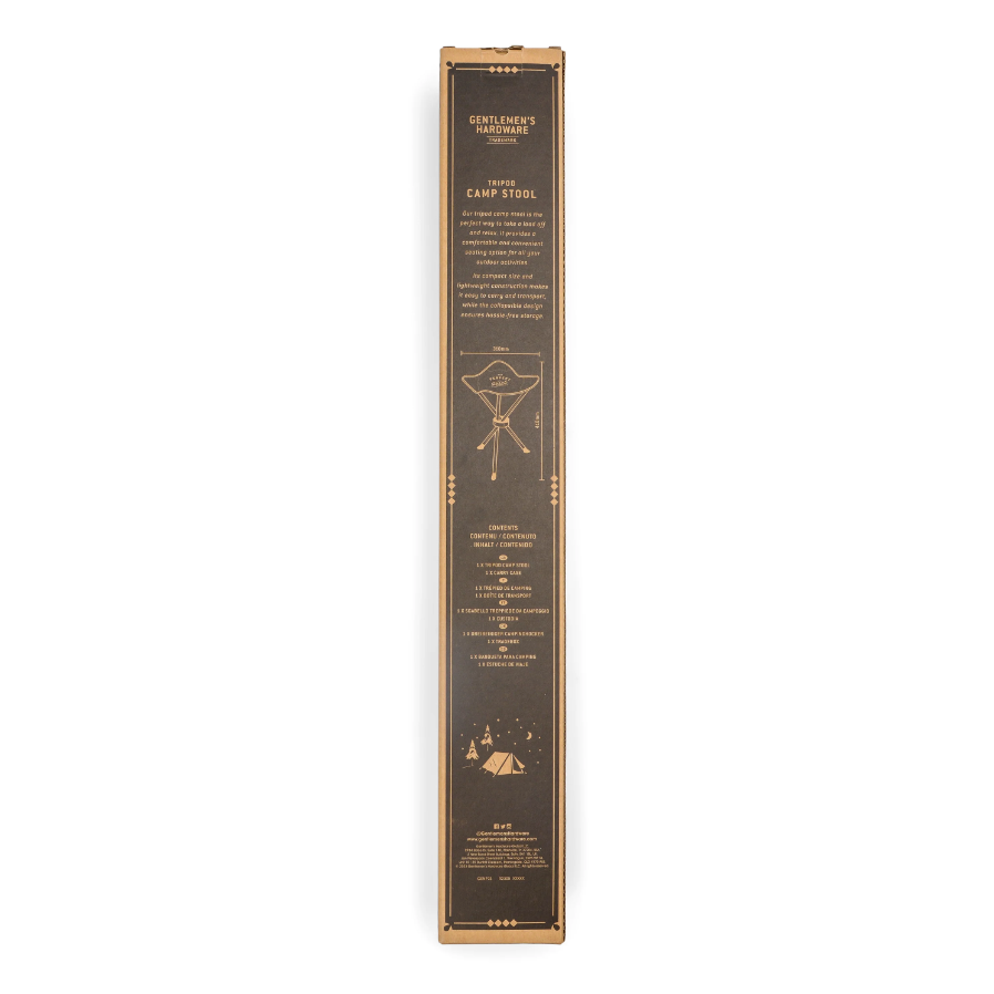 Gentlemen's Hardware | Tripod Camp Stool | The Perfect Perch
