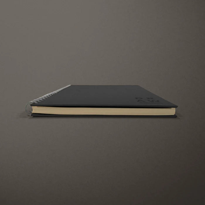 1973 | Blank Canvas A4 Spiral Bound Skethbook DRAW | Black
