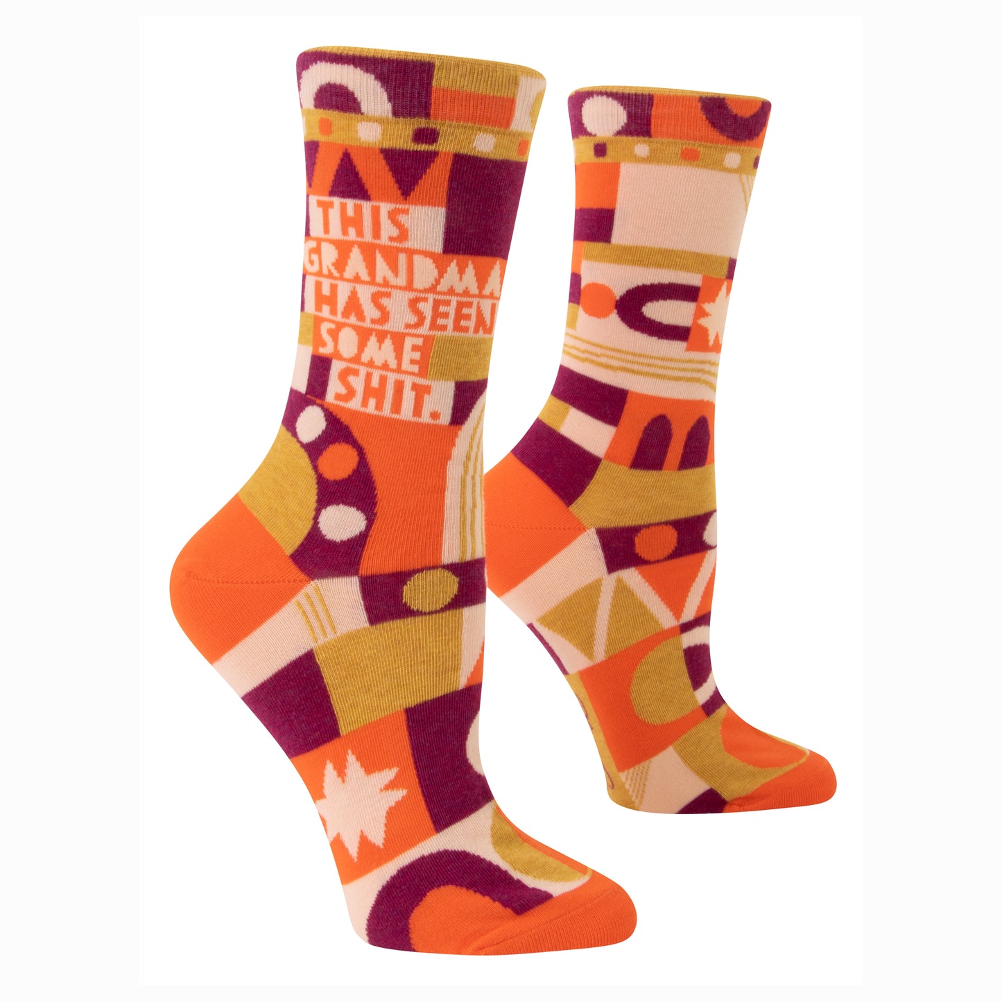 Blue Q | Women's Crew Socks | This Grandma Has Seen Some Shit