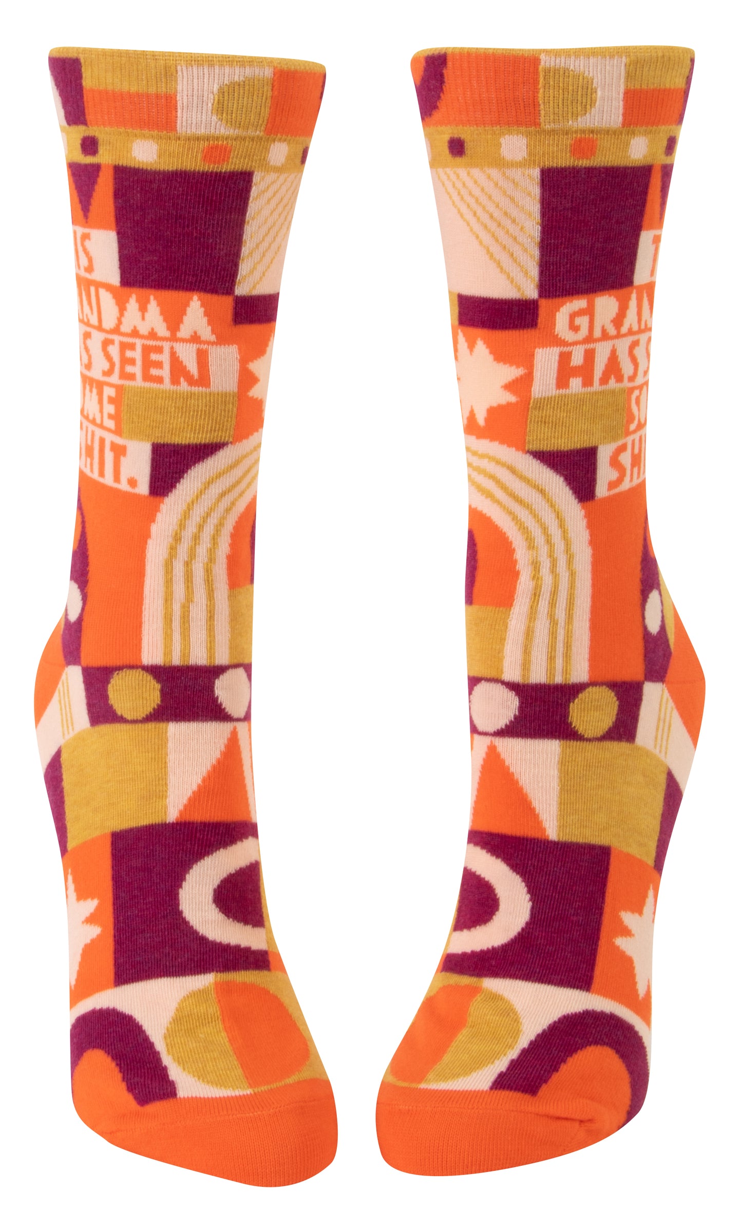 Blue Q | Women's Crew Socks | This Grandma Has Seen Some Shit