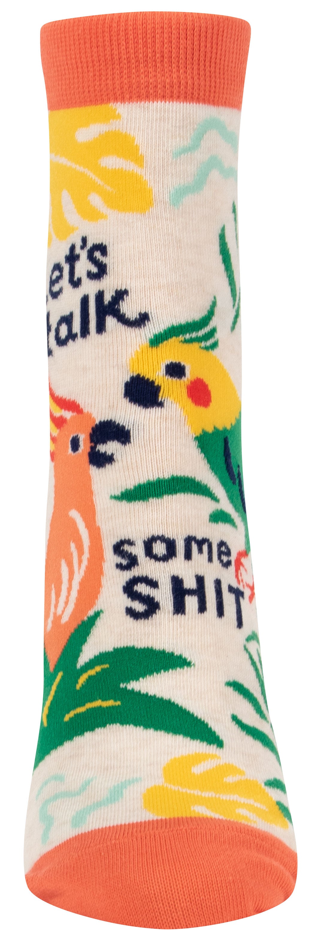 Blue Q | Women's Ankle Socks | Let's Talk Some Shit